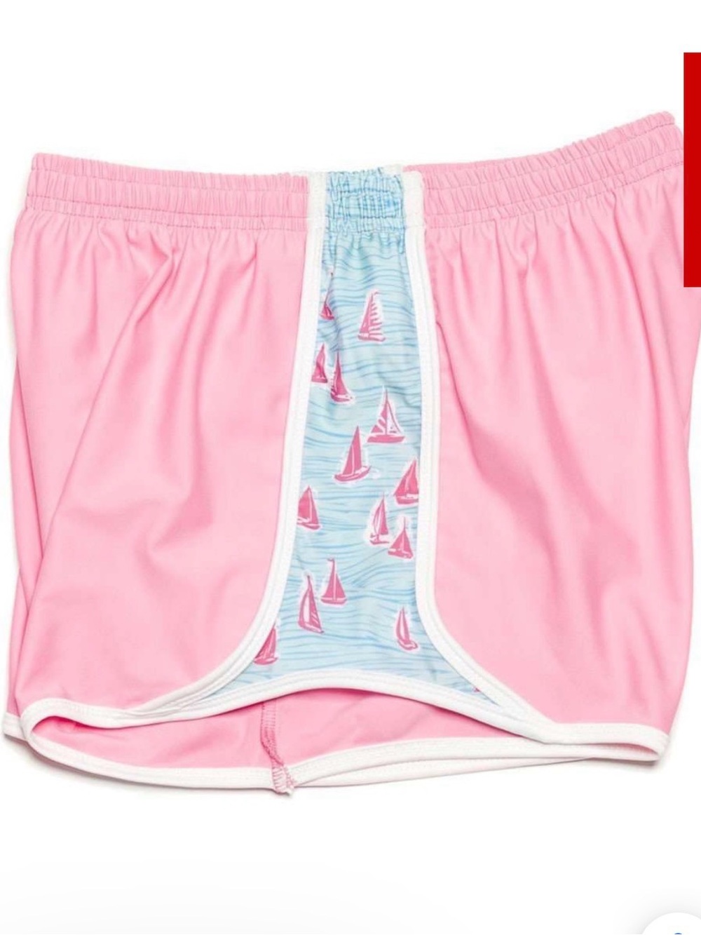 Krass & CO. Women's Pink Elastic-Waist Athletic Shorts